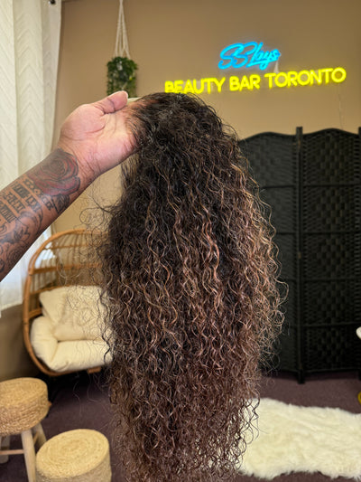 Italian curly highlights unit