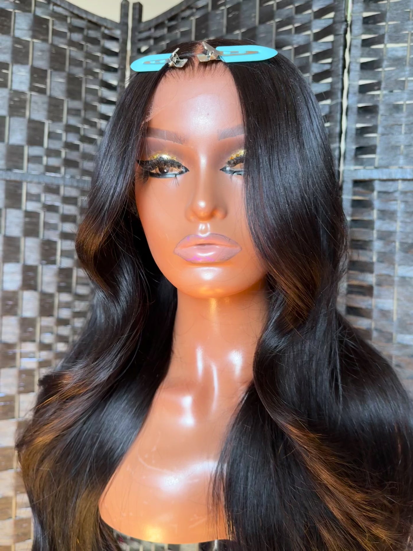 28” 1b 13x4 HD lace wig